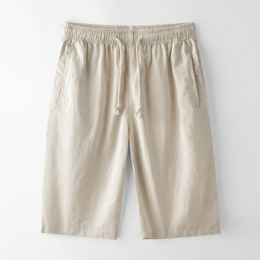 Cortina Drawstring Linen Shorts